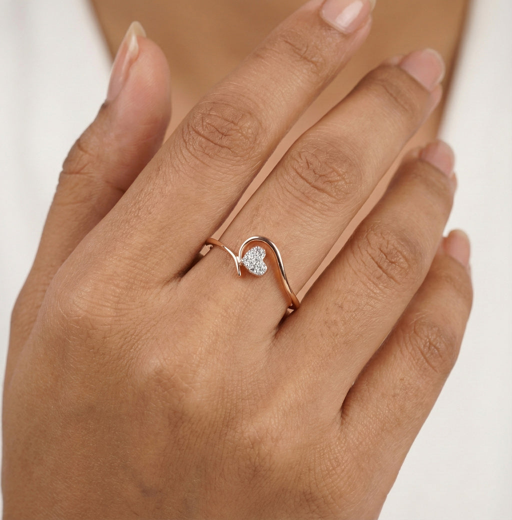 Whisper Knot Diamond Ring