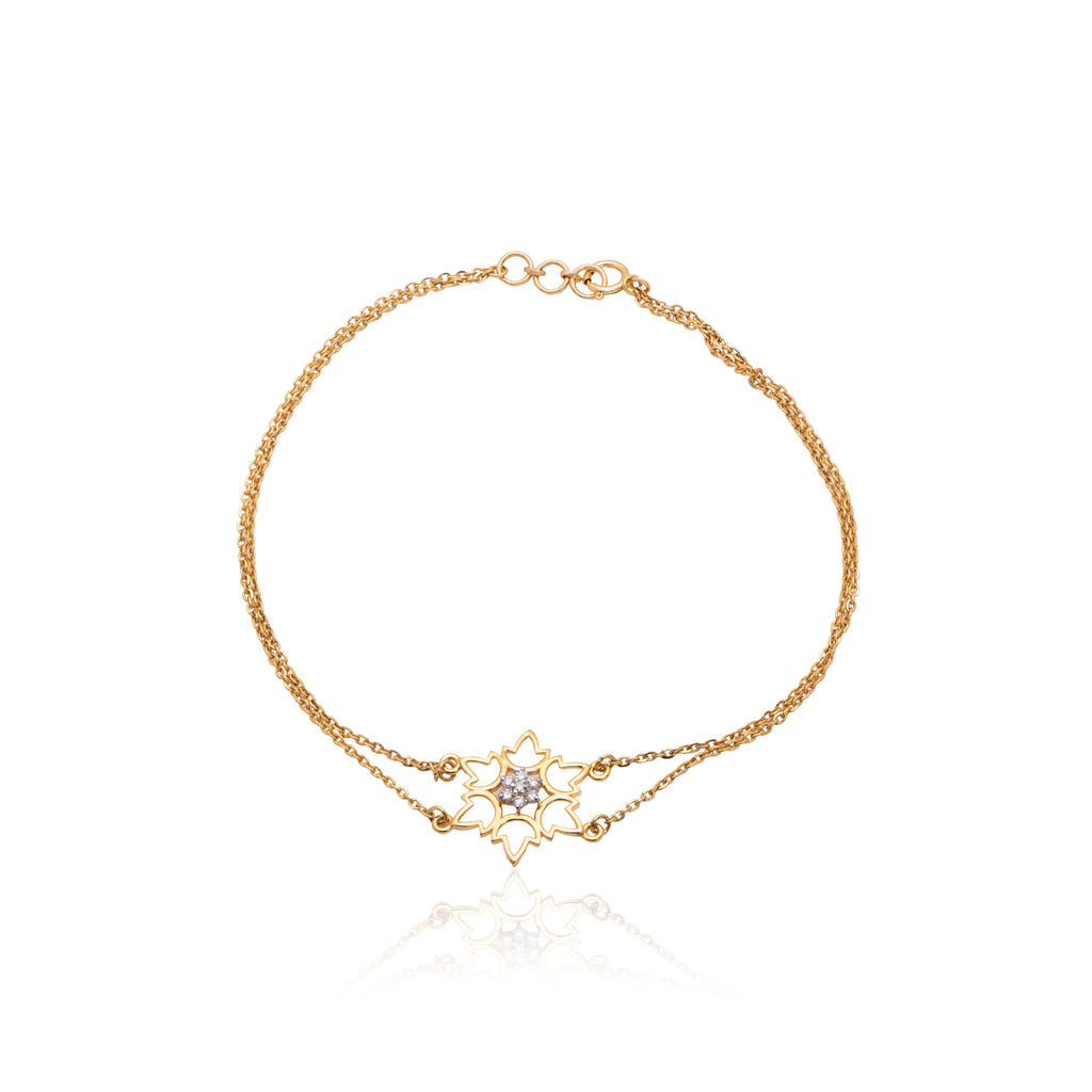 Starlight Charm Diamond Bracelet – alternate studio view