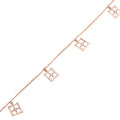 Prism Trail Diamond Bracelet – front studio view