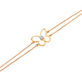 Blossom Link Diamond Bracelet – front studio view