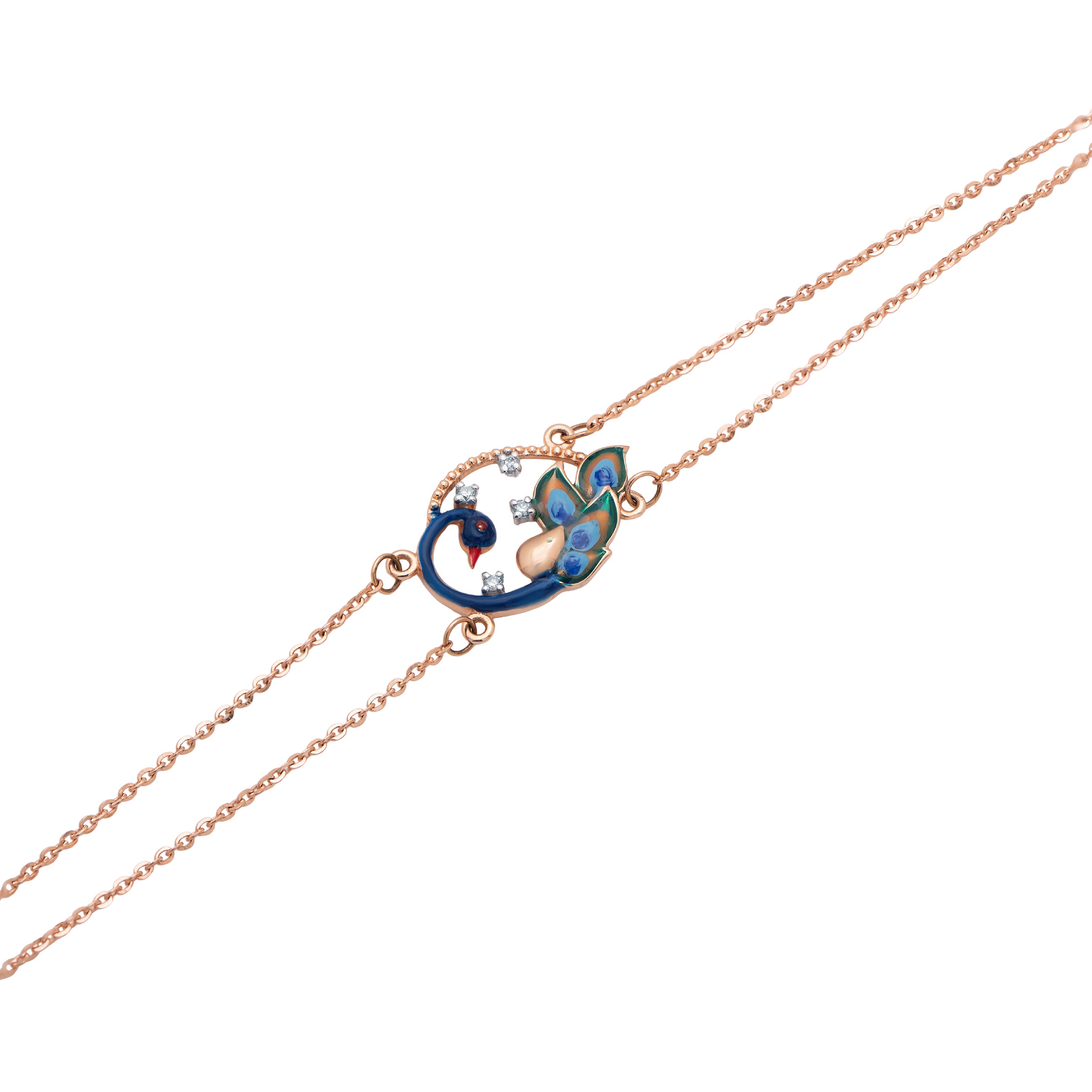 Ocean Bloom Diamond Bracelet – front studio view