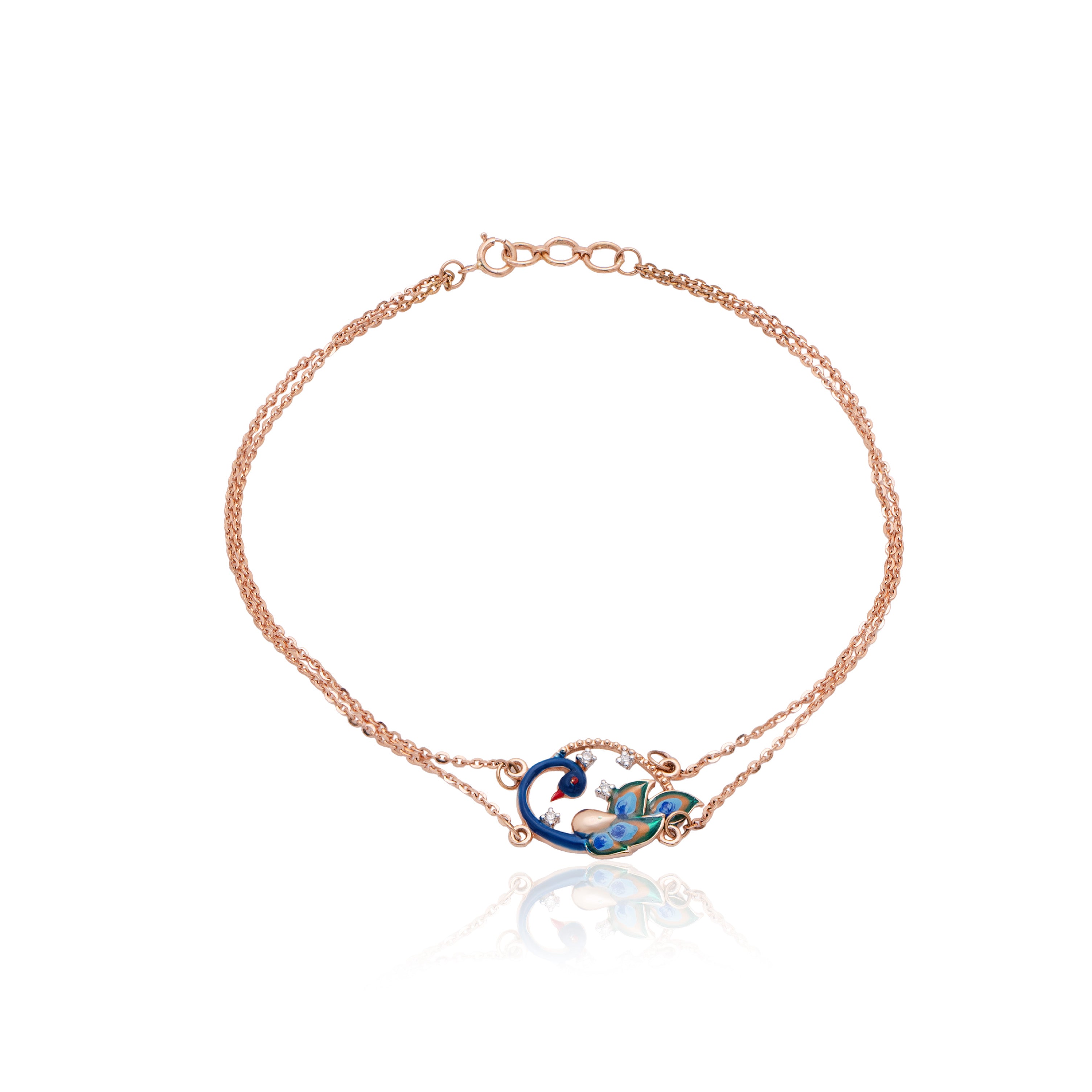Ocean Bloom Diamond Bracelet – alternate studio view