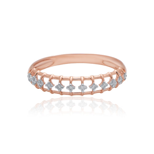 Classic Channel Diamond Ring – alternate studio view