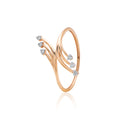 Starlit Ladder Diamond Ring – front studio view