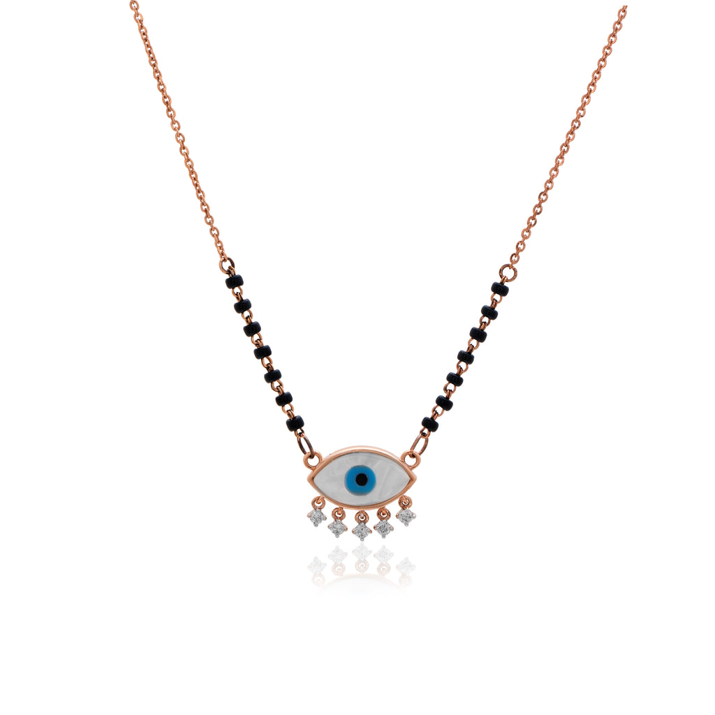 Sacred Eye Diamond Mangalsutra – alternate studio view