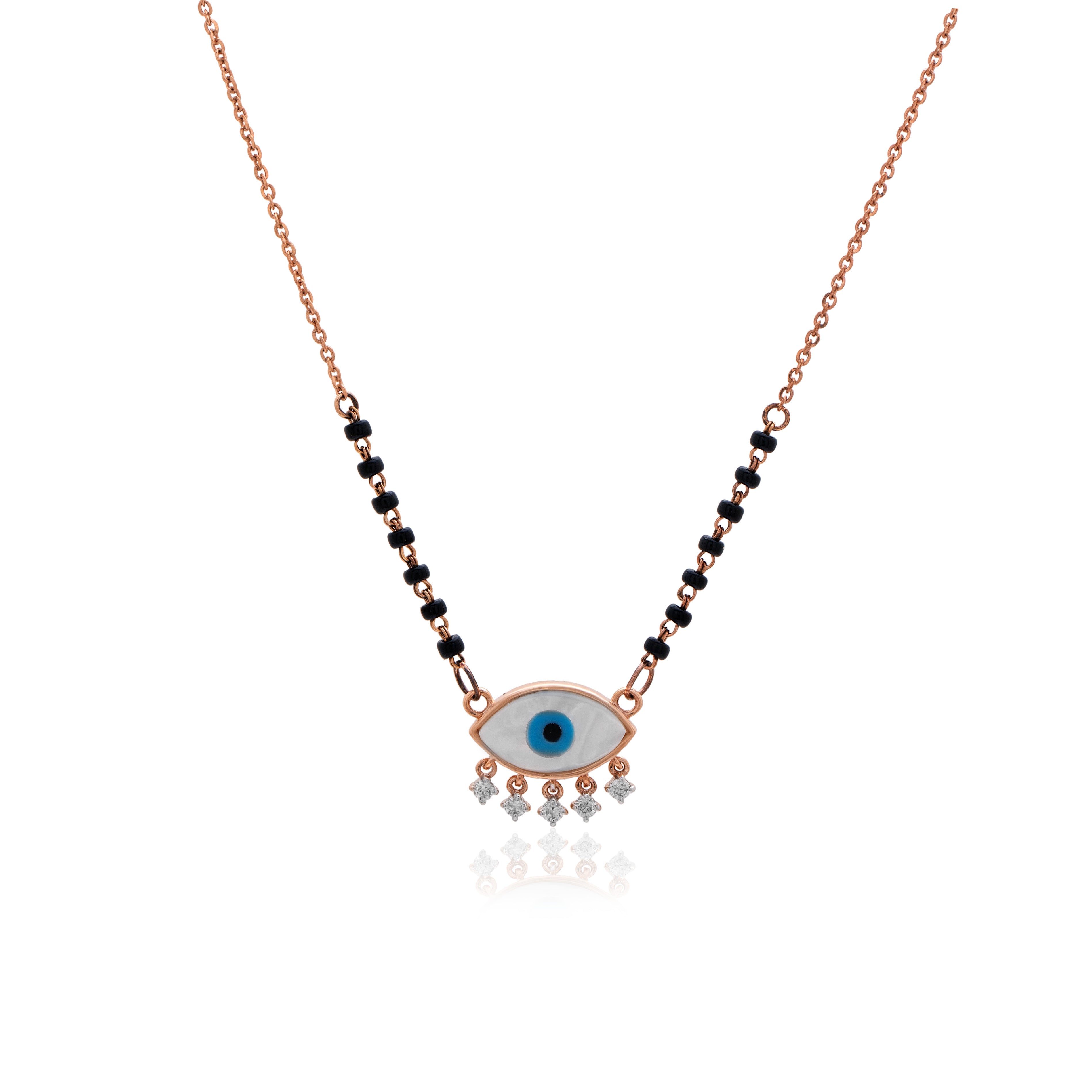 Sacred Eye Diamond Mangalsutra – alternate studio view