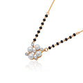 Blossom Cluster Diamond Mangalsutra – front studio view