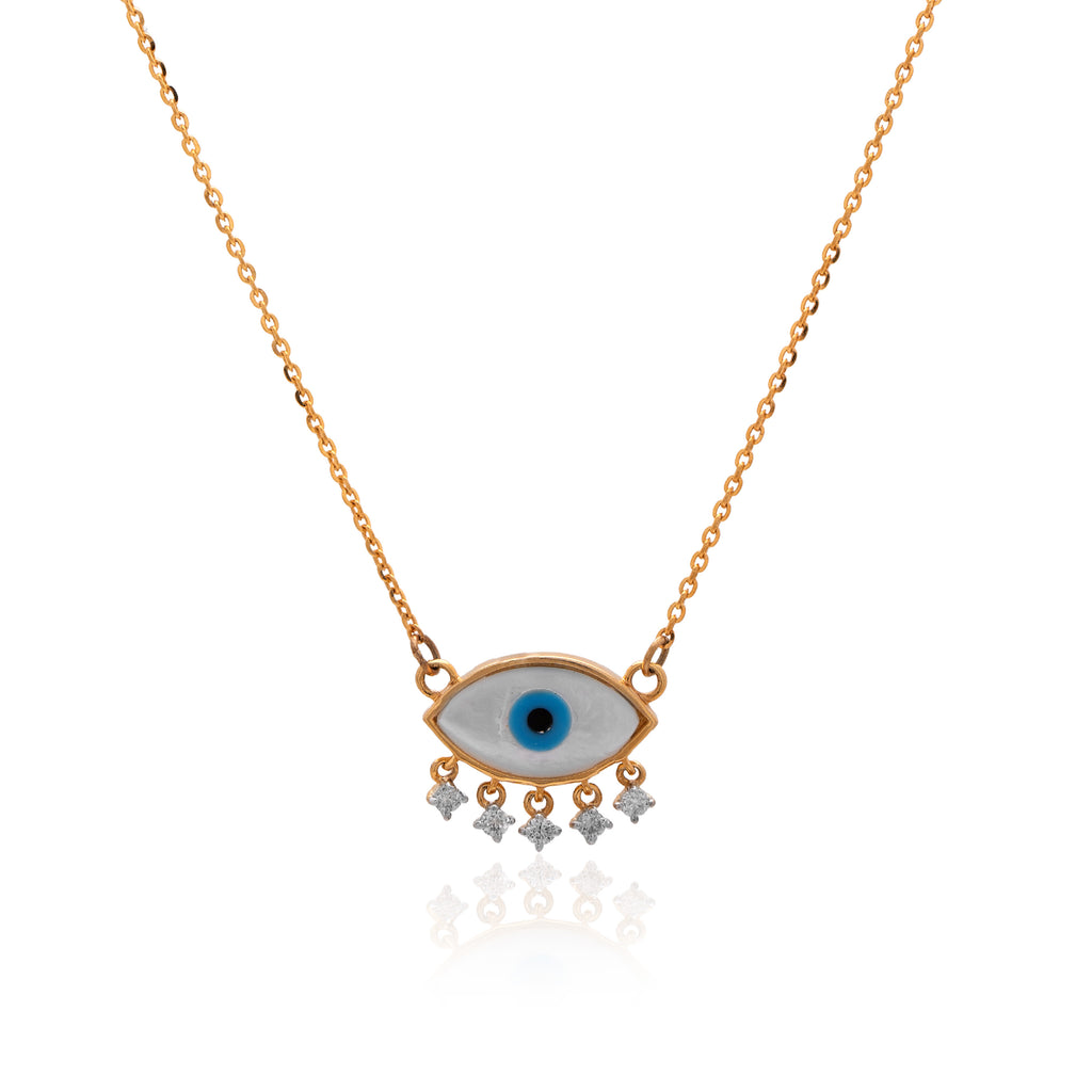 Watchful Eye Diamond Mangalsutra – alternate studio view