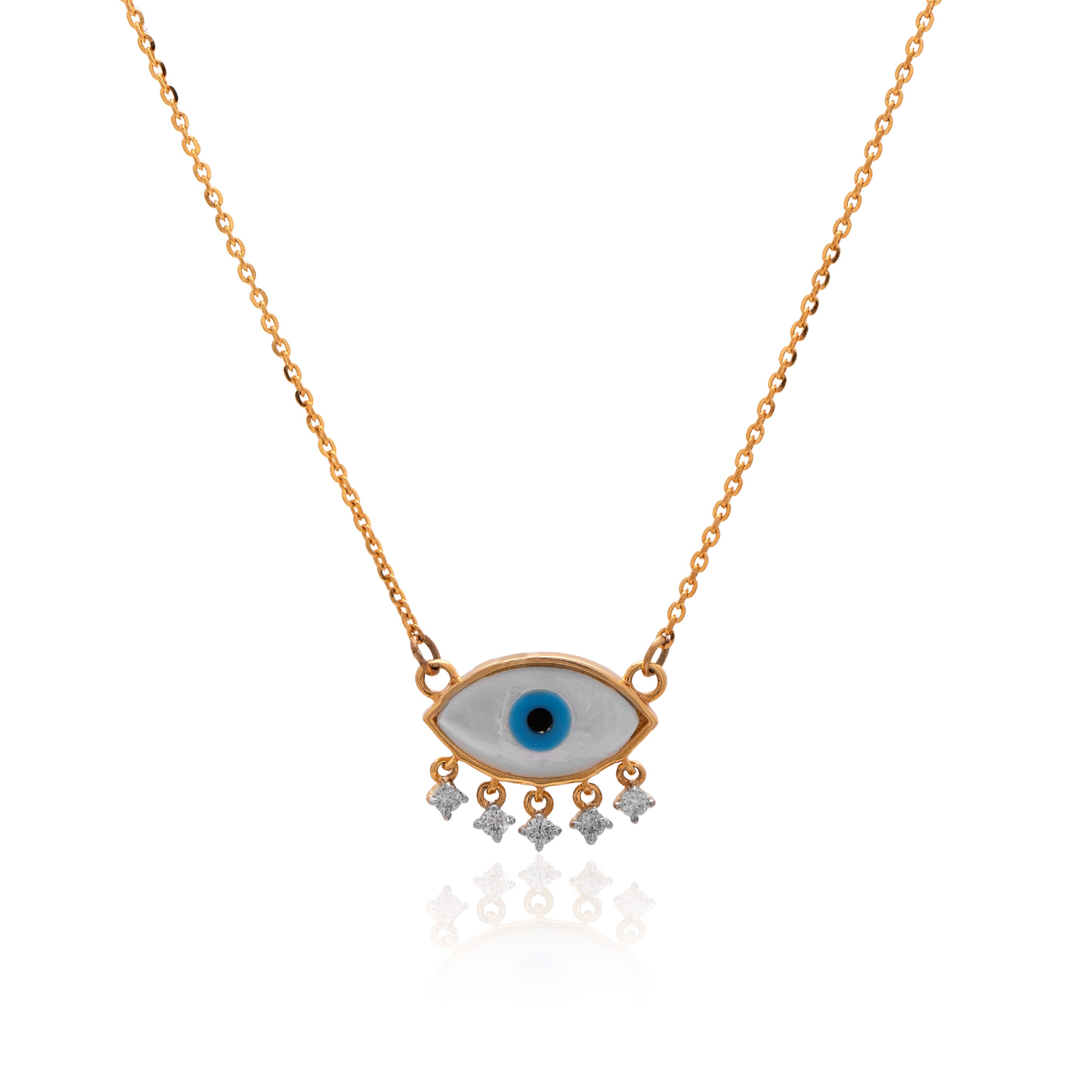 Watchful Eye Diamond Mangalsutra – alternate studio view