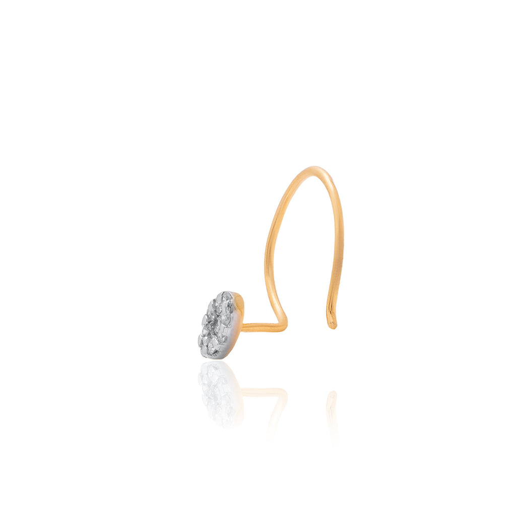 Celestial Charm Diamond Nose Pin – alternate studio view