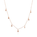 Starfall Diamond Necklace – front studio view