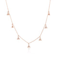 Leaflight Diamond Necklace – front studio view