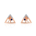 Midnight Prism Diamond Earrings – front studio view