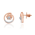 Celestial Orbit Diamond Earrings – front studio view