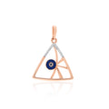 Midnight Prism Diamond Pendant – front studio view