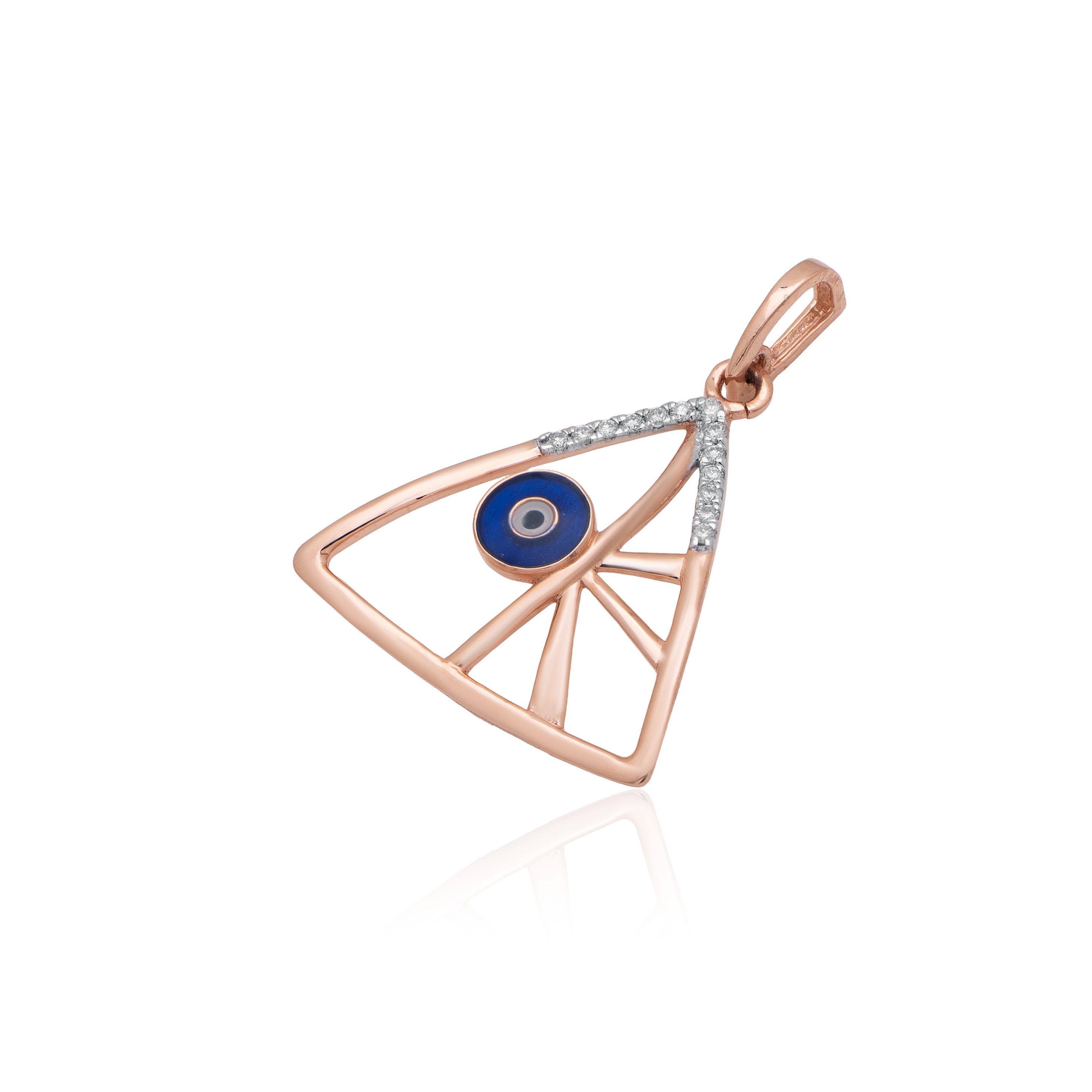Midnight Prism Diamond Pendant – alternate studio view