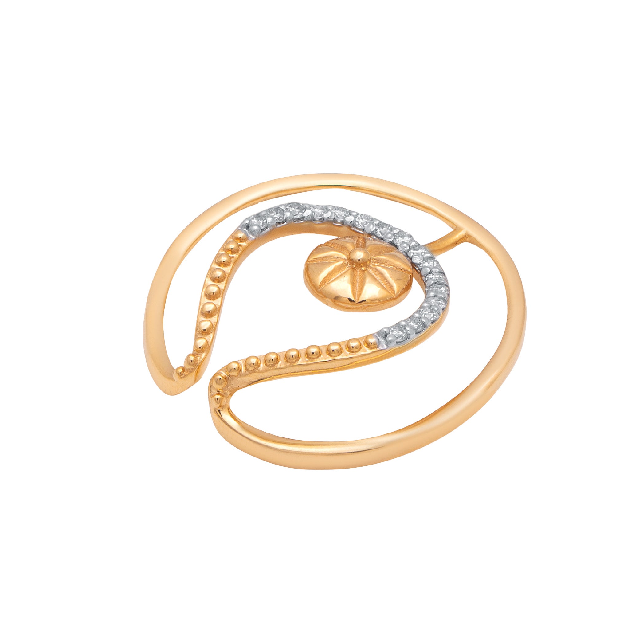 Moonflower Diamond Pendant – alternate studio view
