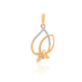 Harmony Loop Diamond Pendant – front studio view