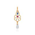 Blossom Rain Diamond Pendant – front studio view