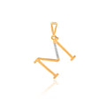 Heartbeat Line Diamond Pendant – front studio view