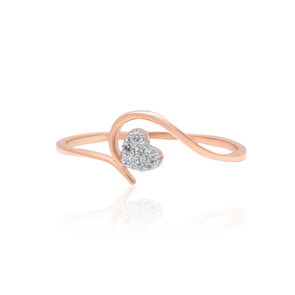 Whisper Knot Diamond Ring