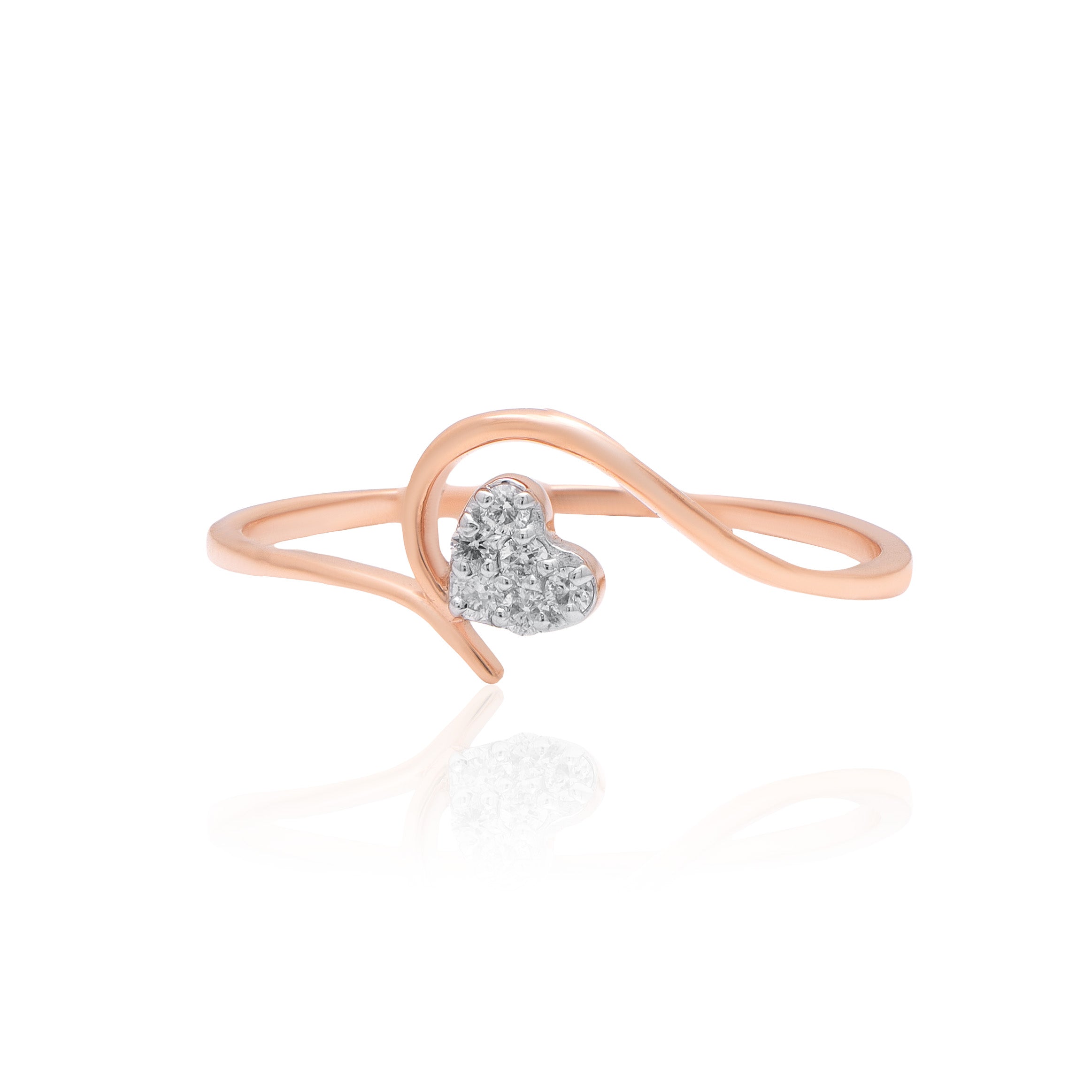 Whisper Knot Diamond Ring
