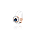 Midnight Orbit Blue Stone Ring