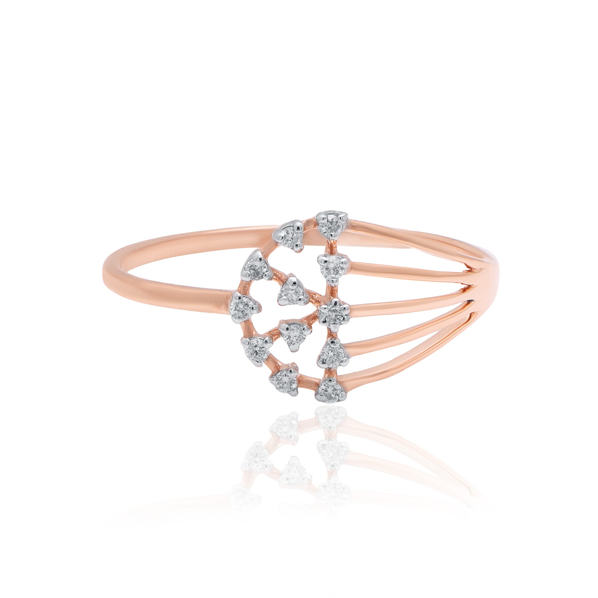 Eternal Halo Diamond Gold Ring