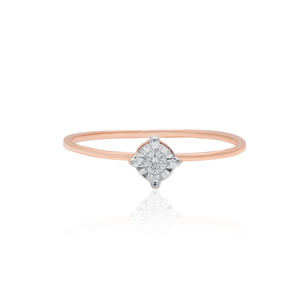 Pure Promise Solitaire Gold Ring