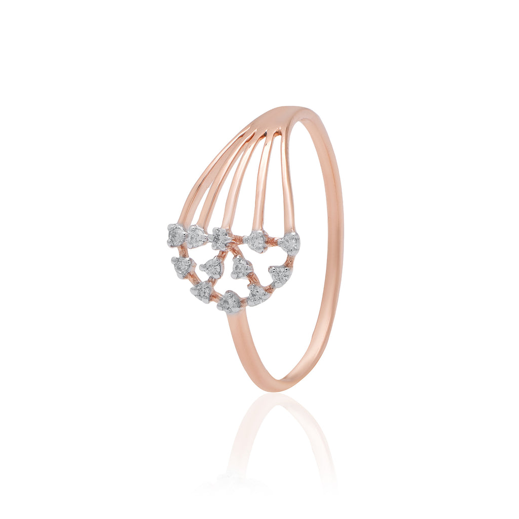 Eternal Halo Diamond Gold Ring