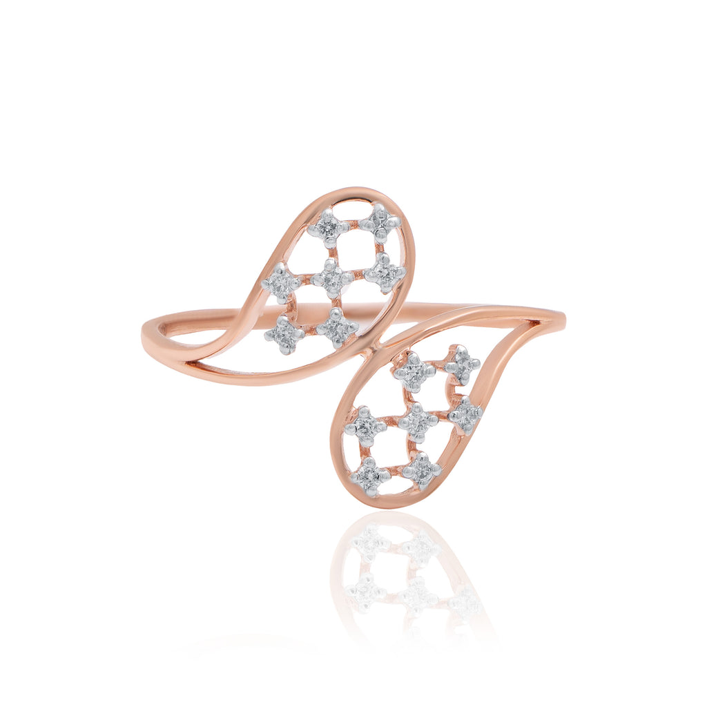 Celestial Cluster Diamond Gold Ring